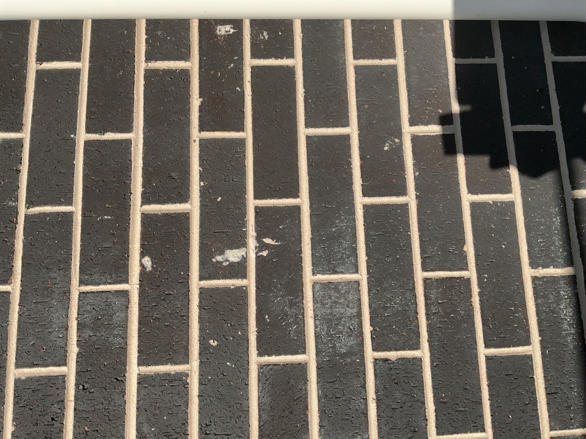 Brickwork awaiting acid wash, Oran Park