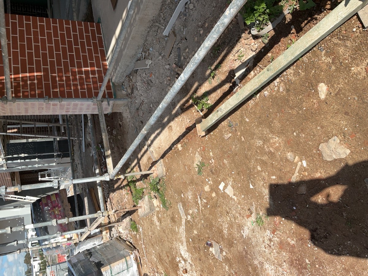 Grading required, recorded during a fixing stage inspection in Oran Park