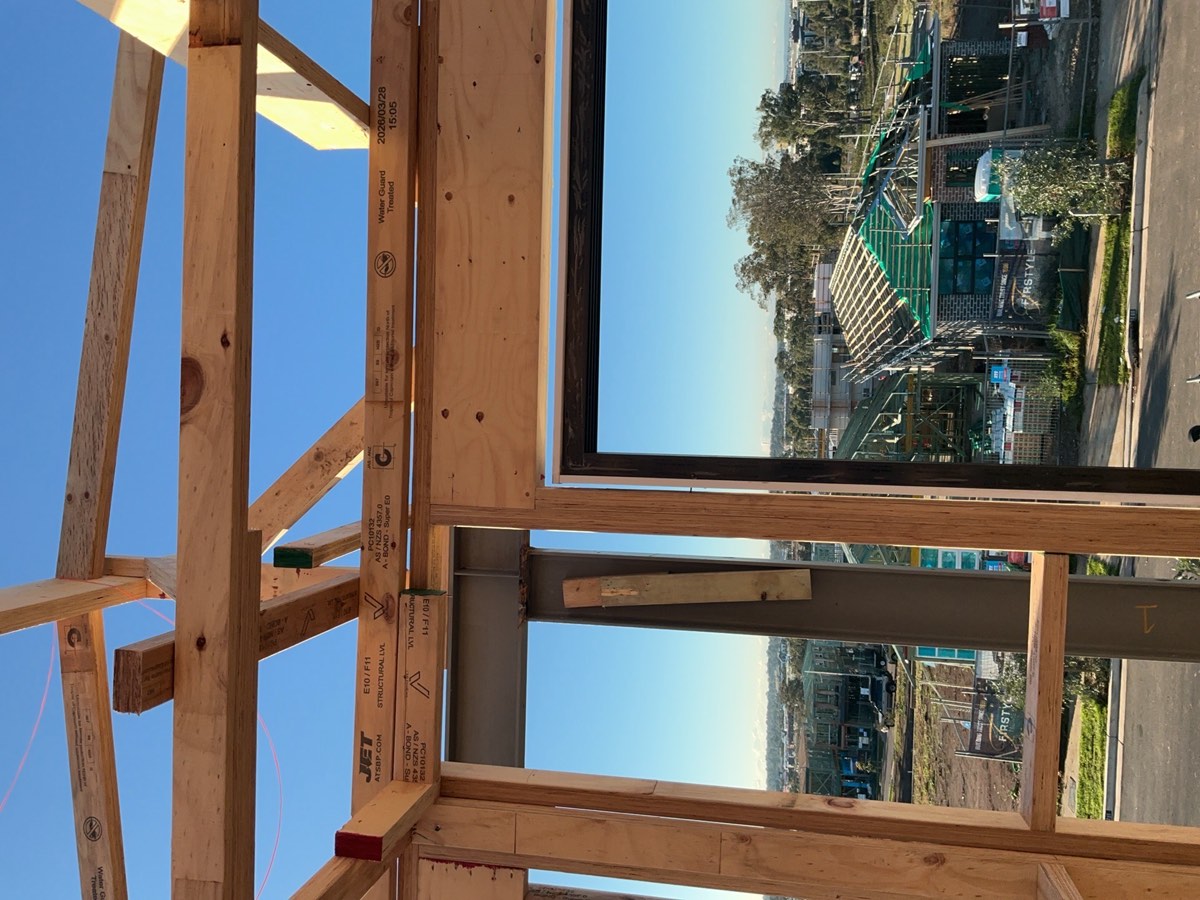 Straps, bolts and the chain that holds a roof down